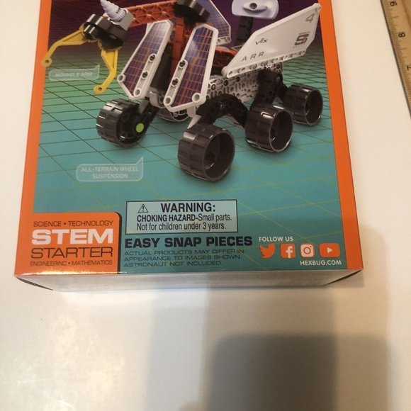 Hexbug Vex Robotics Build Genius Rover Explorer STEM Starter Construction Explor - Picture 3 of 5